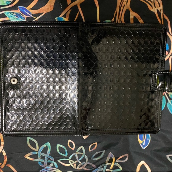 Nine West black folder purse - Picture 3 of 5
